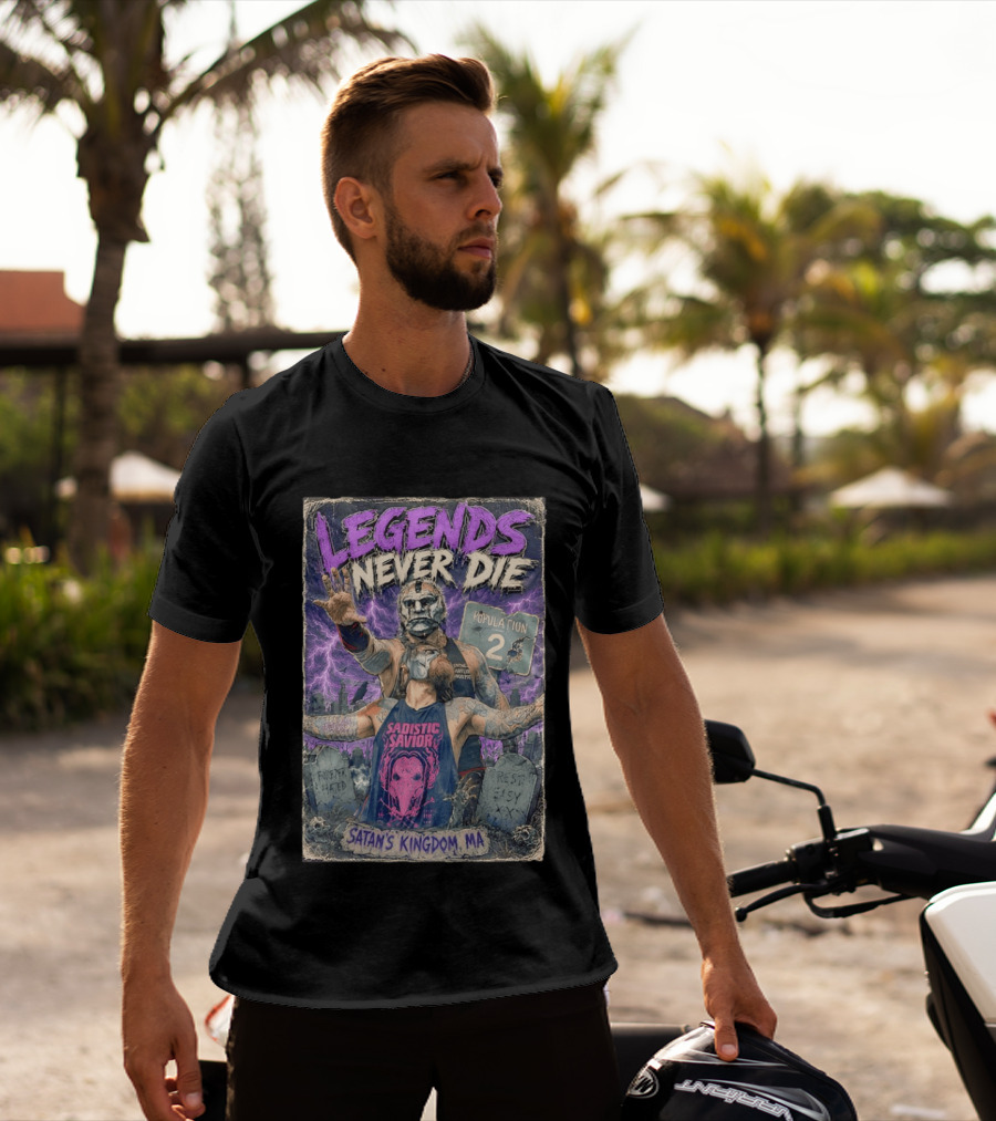 Legends Never Die Sadistic Savior Satan's Kingdom MA Penta El Zero Miedo T-Shirt