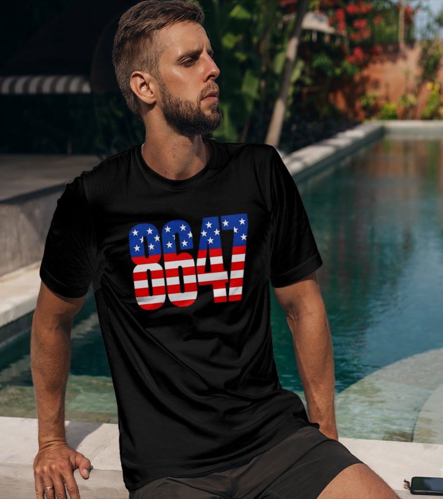 Patriotic American Flag 8647 Independence Day Stars And Stripes T-Shirt
