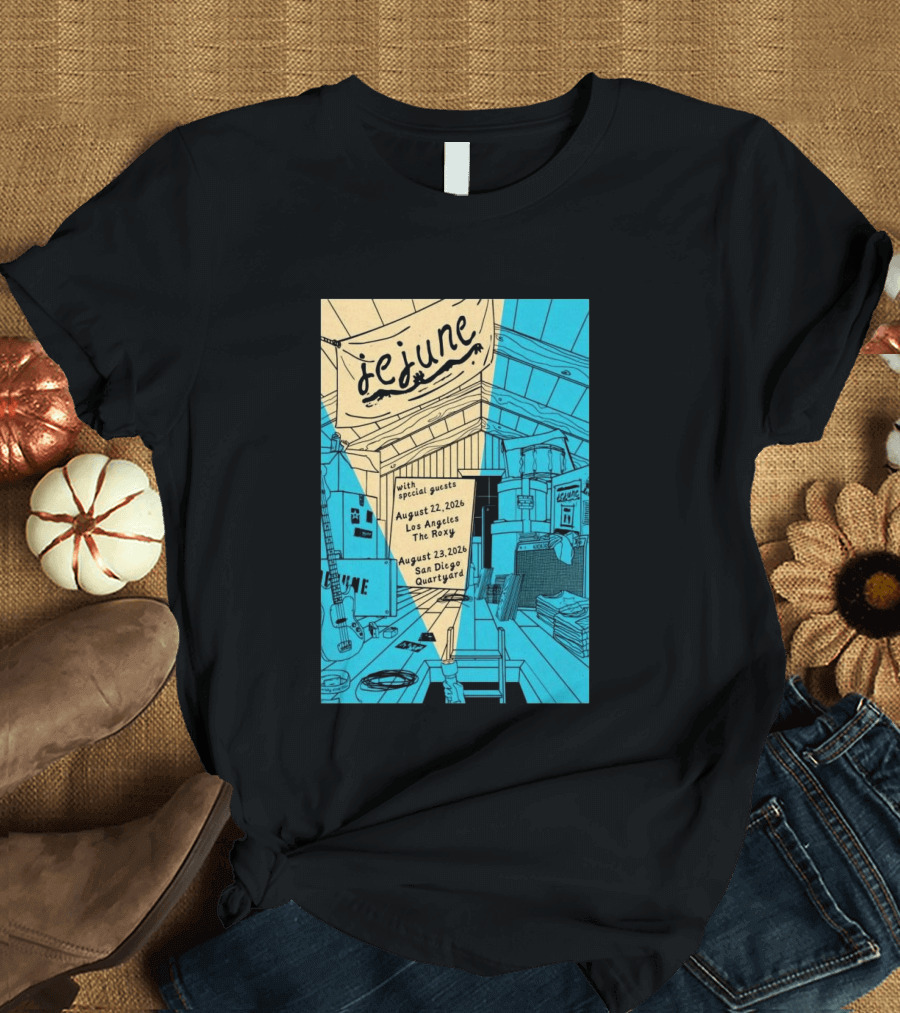 Jejune August 22 2026 Los Angeles The Roxy With Special Guests T-Shirt
