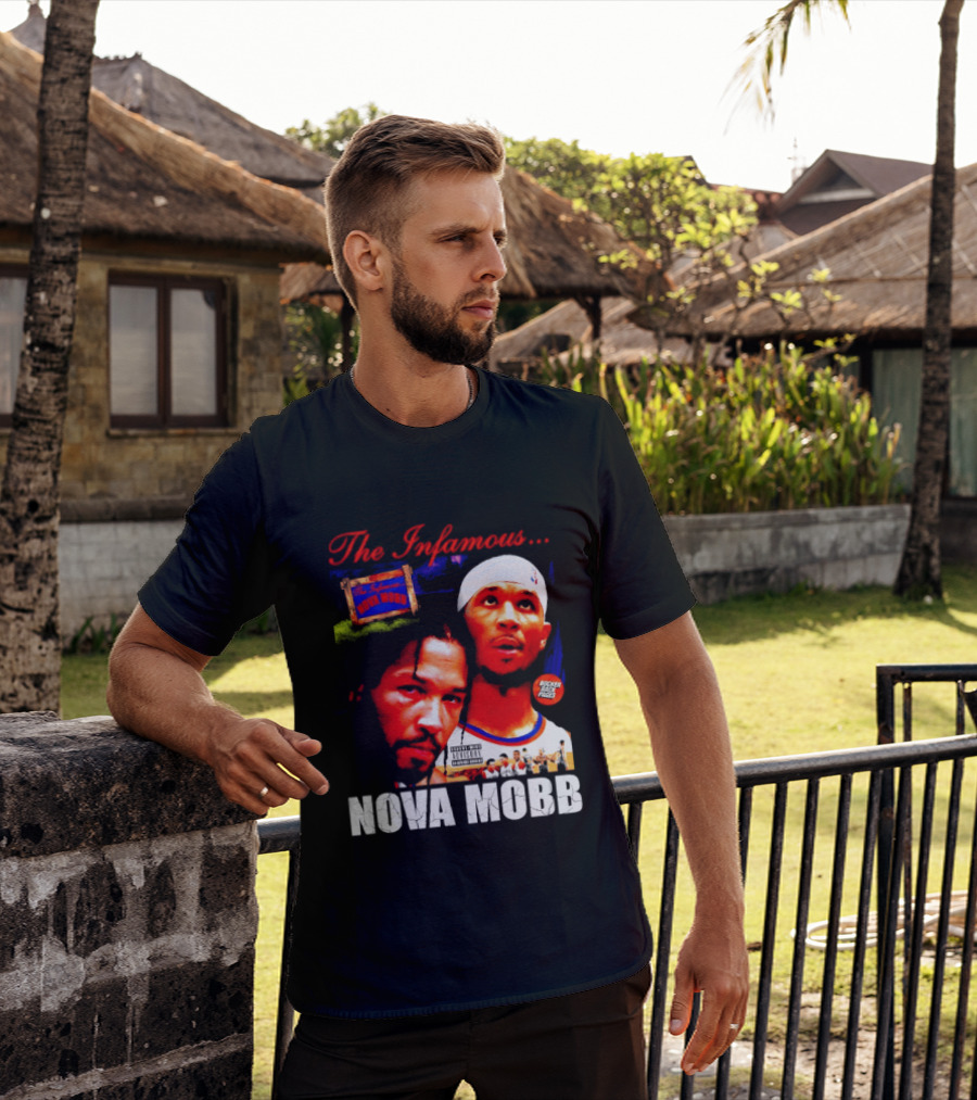 Josh Hart Jalen Brunson The Infamous Nova Mobb New York Knicks NBA 2026 T-Shirt