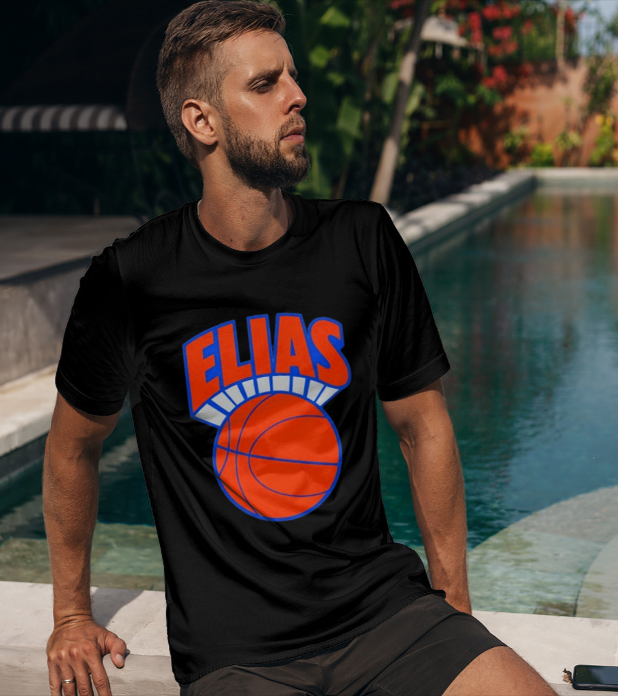 Elias Knickerbocker New York Knicks Basketball T-Shirt