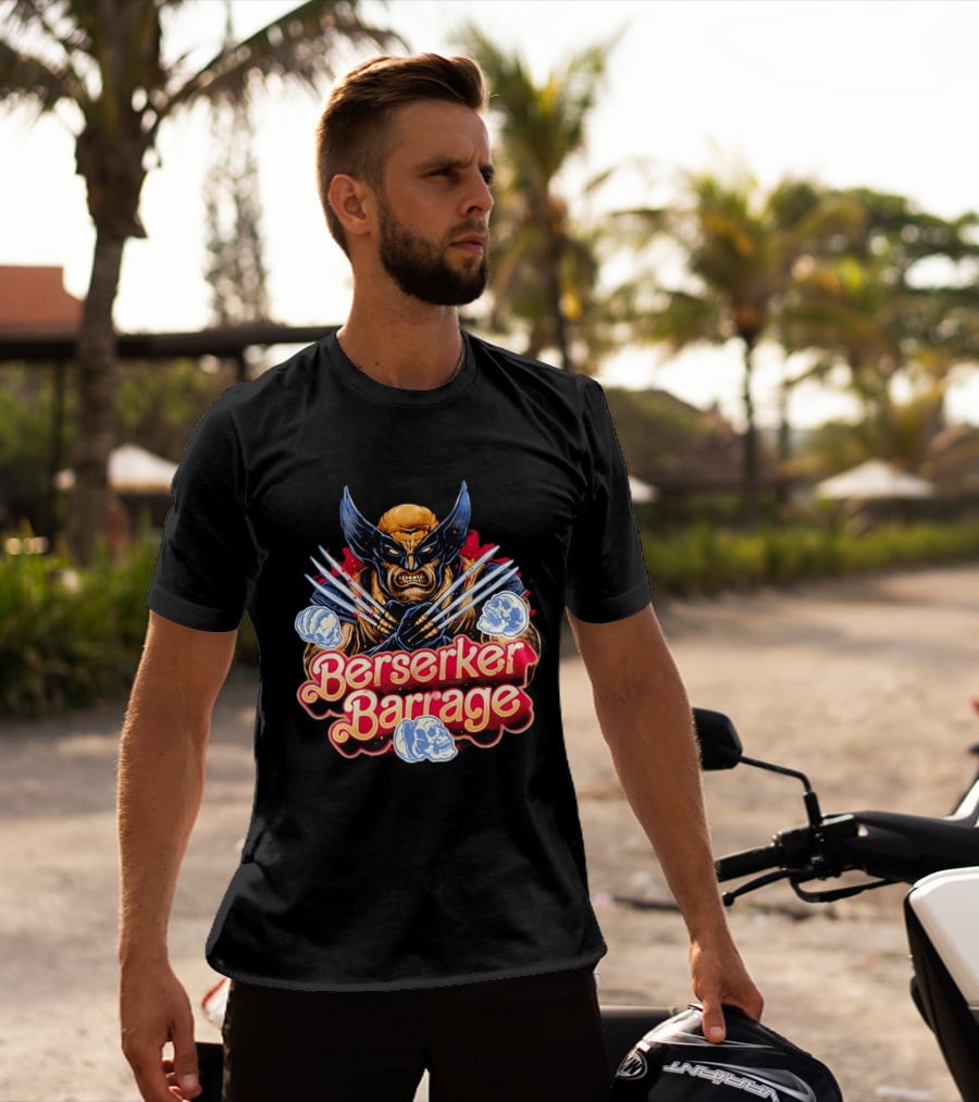 Berserker Barrage Wolverine Claw Attack Mode T-Shirt