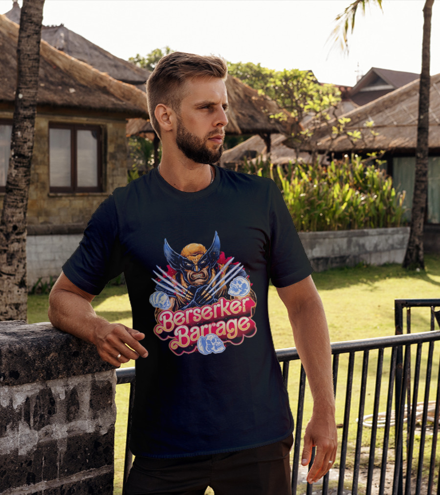 Berserker Barrage Wolverine Claw Attack Mode T-Shirt