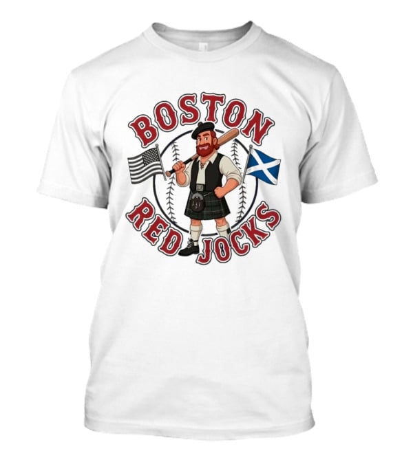 Boston Red Sox Scottish Heritage Baseball T-Shirt