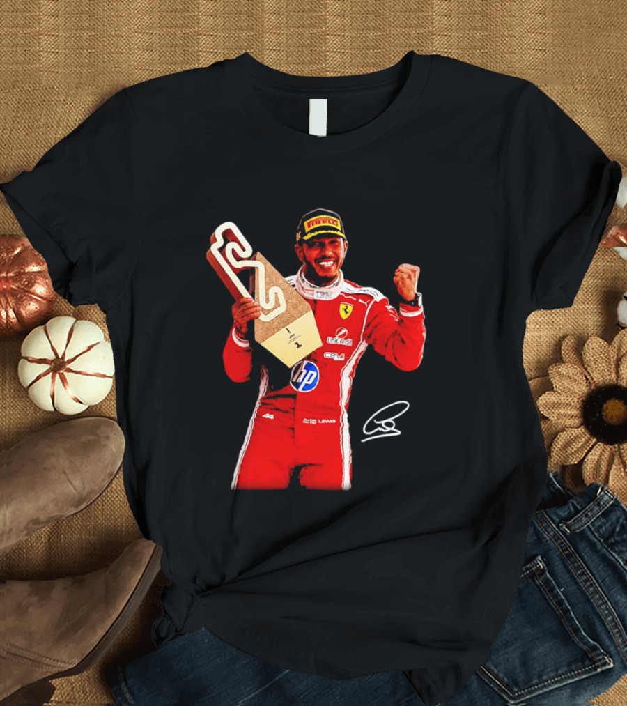 Lewis Hamilton Ferrari Racing Champion Pirelli Winner Remember Who You Are T-Shirt