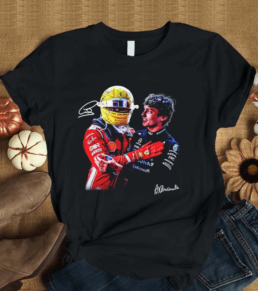Ferrari Shell Mercedes Petronas Racing Embrace ZYN Microsoft T-Shirt