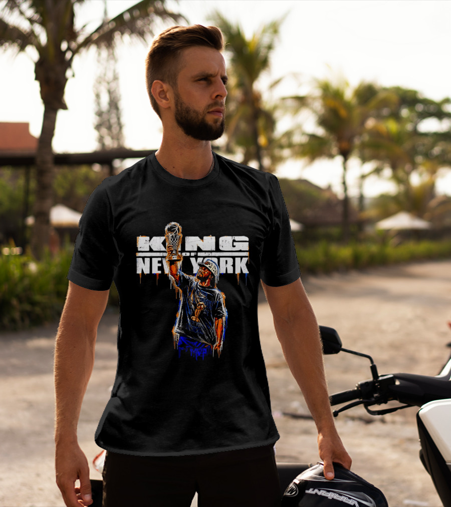 King Of New York Jalen Brunson MVP New York Knicks 2026 Paint T-Shirt