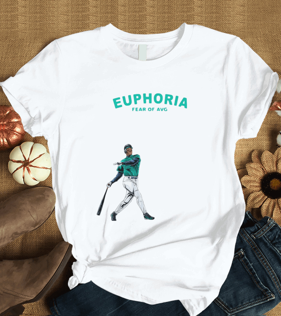 Euphoria Fear Of AVG Baseball Player Iconic Swing T-Shirt