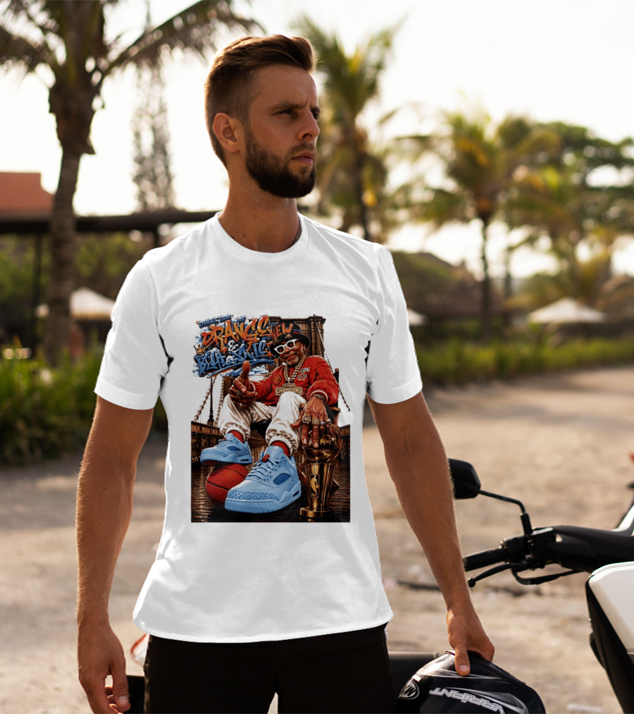 Director Orange And Blue New Champions NBA Basketball T-Shirt