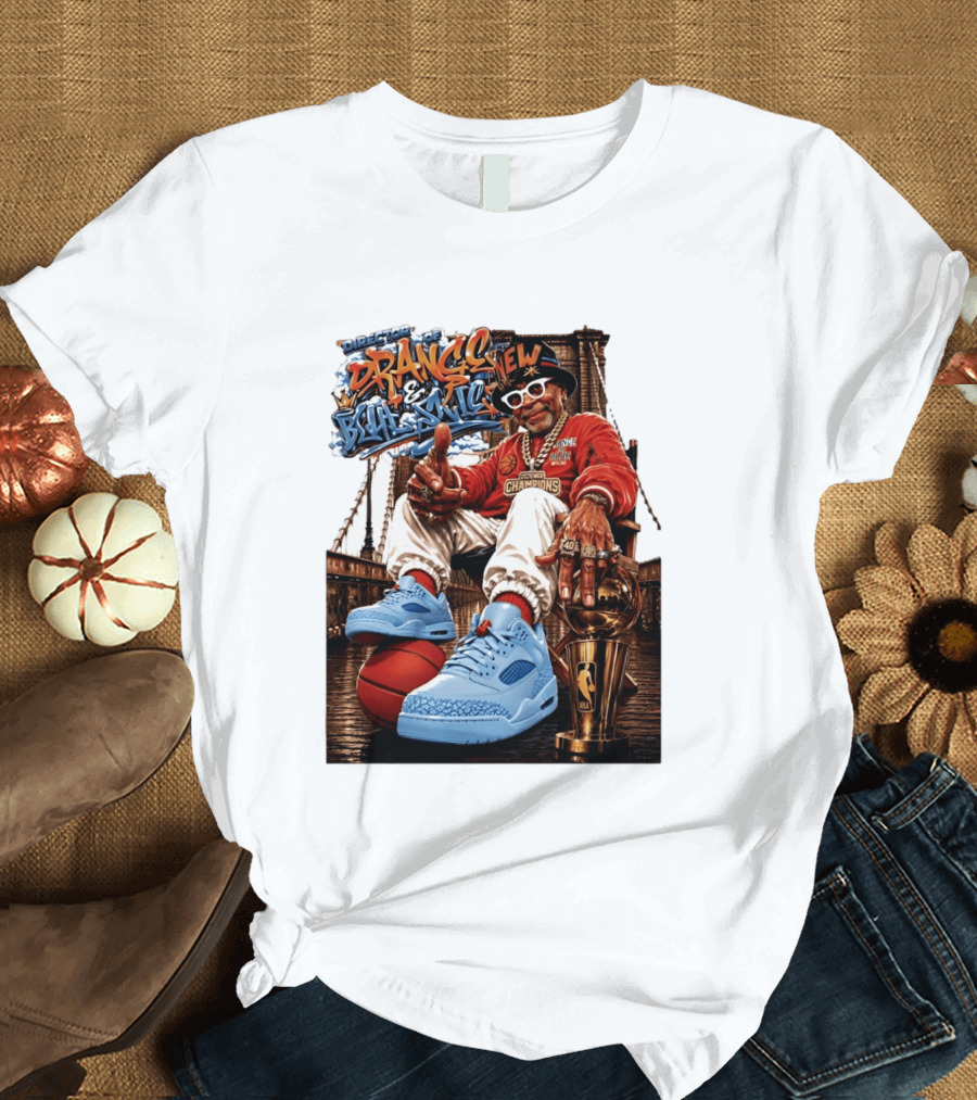 Director Orange And Blue New Champions NBA Basketball T-Shirt
