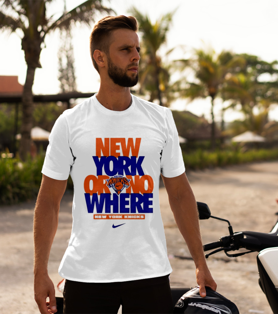 New York Or Nowhere New York Knicks 2026 AJ1 T-Shirt