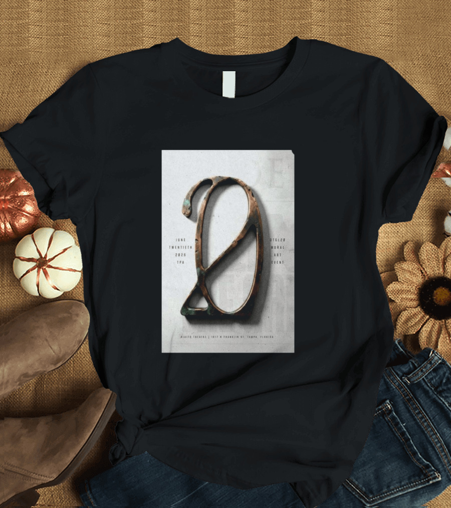 Underoath Mural Art Event Tampa Florida June Twentieth 2026 T-Shirt