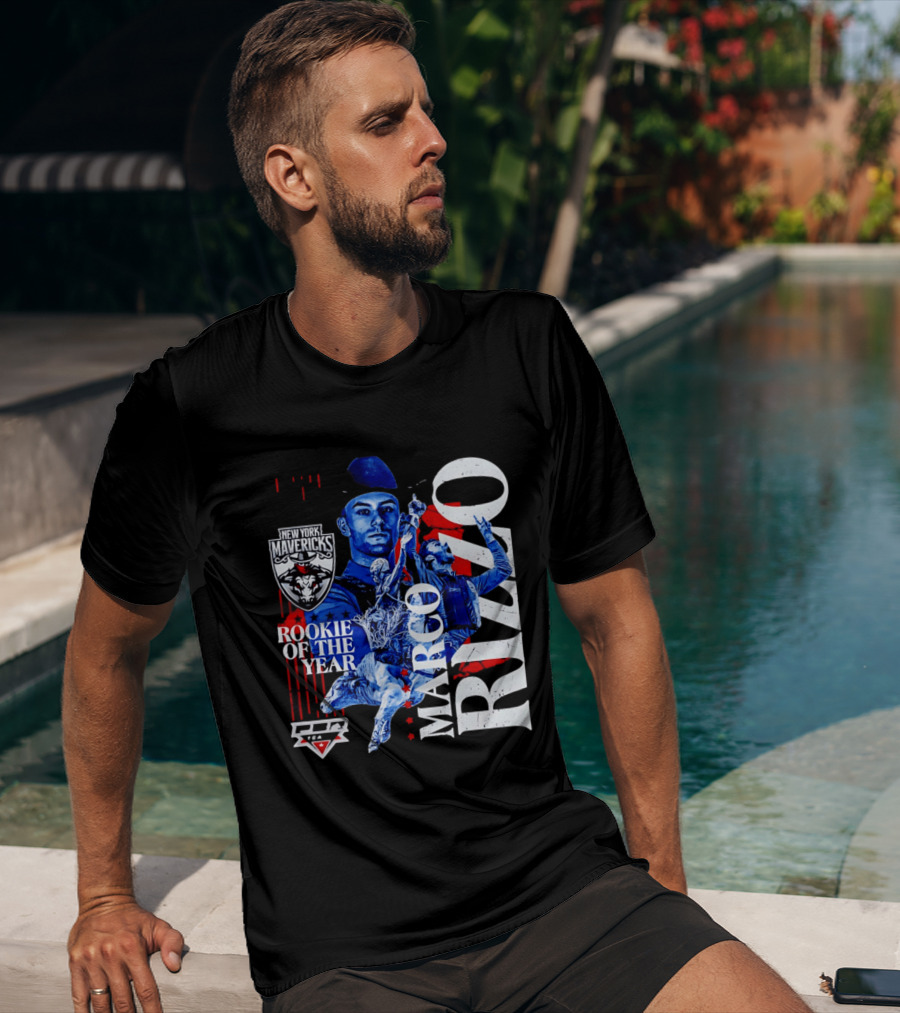 Marco Rizzo New York Mavericks PBR 2026 Rookie Of The Year T-Shirt