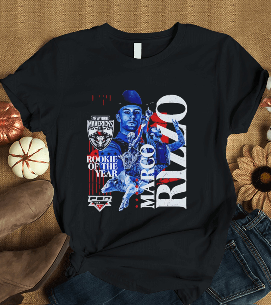 Marco Rizzo New York Mavericks PBR 2026 Rookie Of The Year T-Shirt