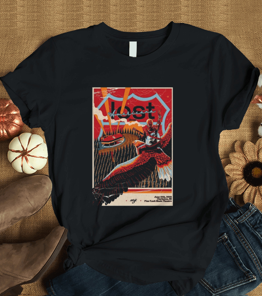 MCK Lost Americana Tour June 16 2026 Clarkston MI Pine Knob Music Theatre T-Shirt