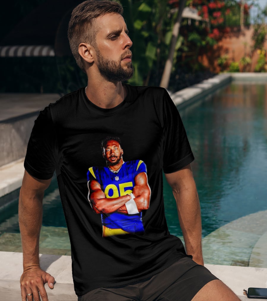 Myles Garrett 95 Los Angeles Rams Football Sports Fan T-Shirt