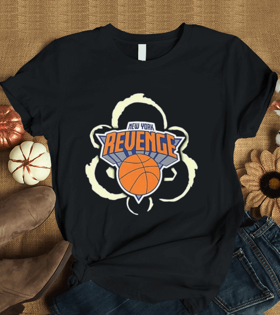 New York Knicks Patrick 33 Revenge Basketball Team 2 Sided T-Shirt