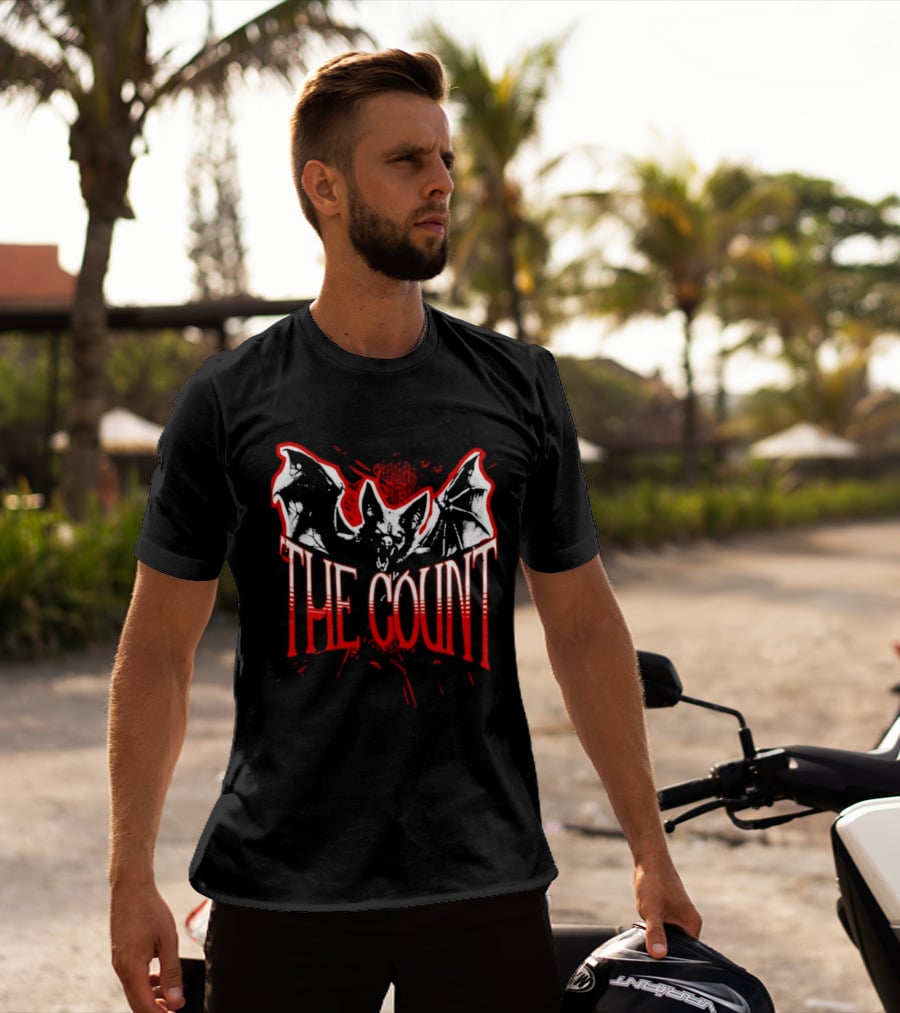 The Count Bat Illustration Sebastian Silvera T-Shirt