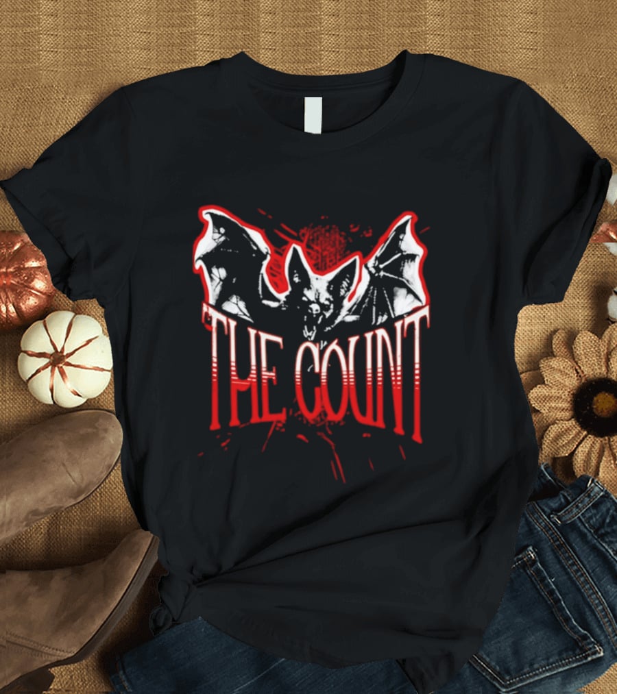 The Count Bat Illustration Sebastian Silvera T-Shirt