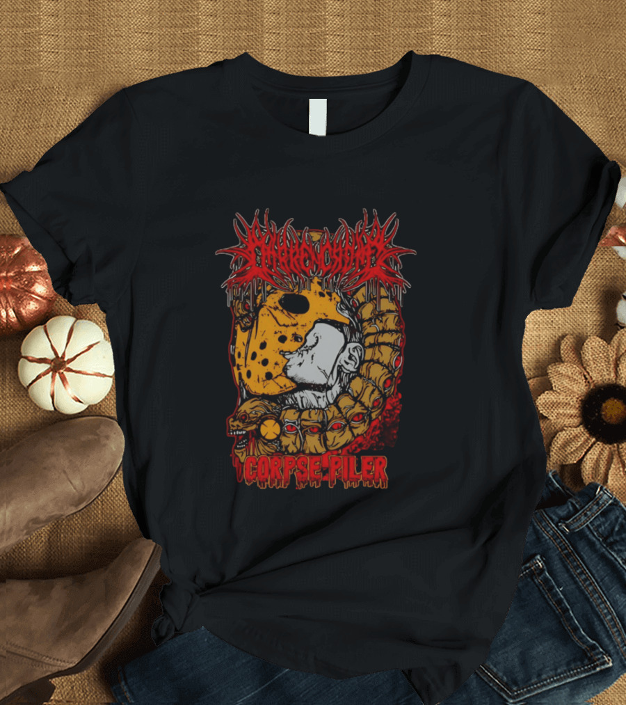 Darren Crowe Corpse Piler Skull And Serpents Hell T-Shirt