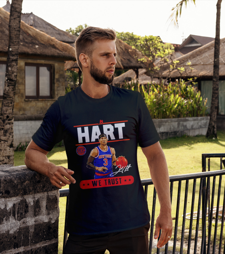 New York Knicks Josh Hart In Hart We Trust Basketball Player T-Shirt