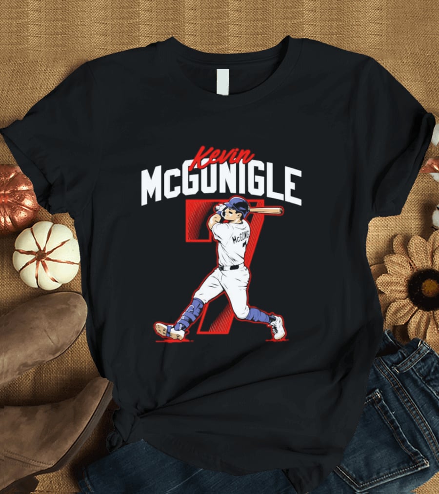 Kevin McGonigle Detroit Tigers Baseball Player Number 7 T-Shirt