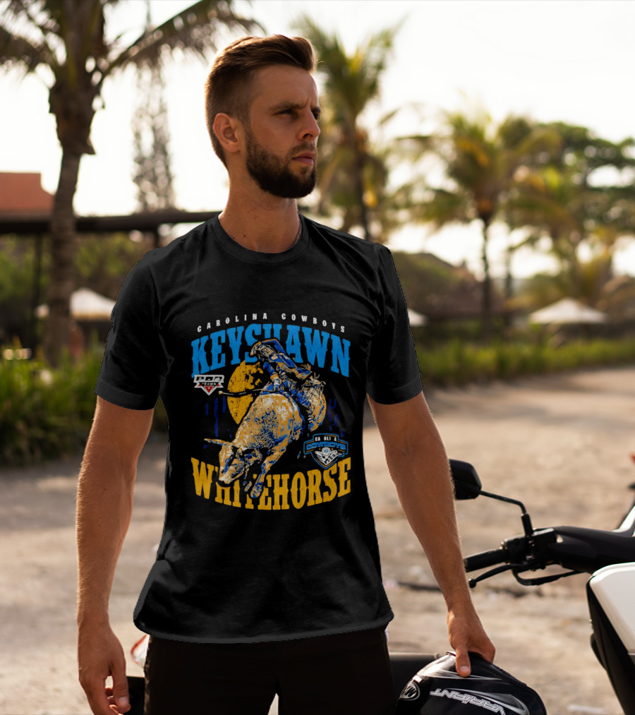 Carolina Cowboys Keyshawn Whitehorse PBR Bull Riding T-Shirt