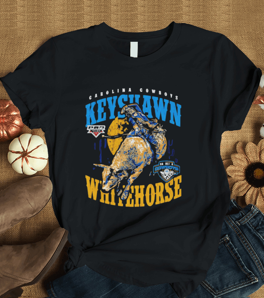 Carolina Cowboys Keyshawn Whitehorse PBR Bull Riding T-Shirt