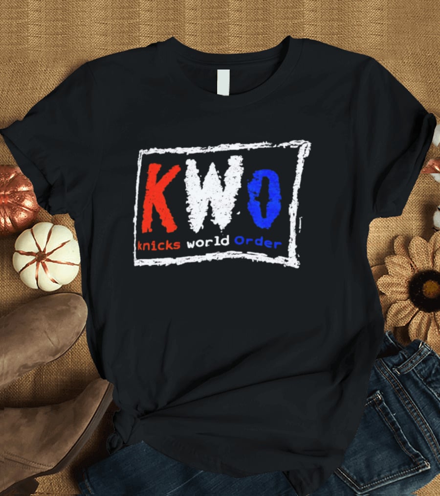KWO Knicks World Order New York 2026 NBA Champs T-Shirt