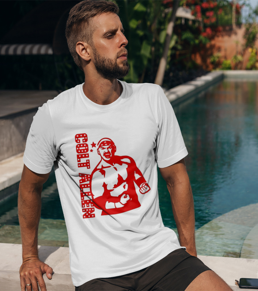 Bald Eagle Colt Allen Red Bold Star Striker T-Shirt