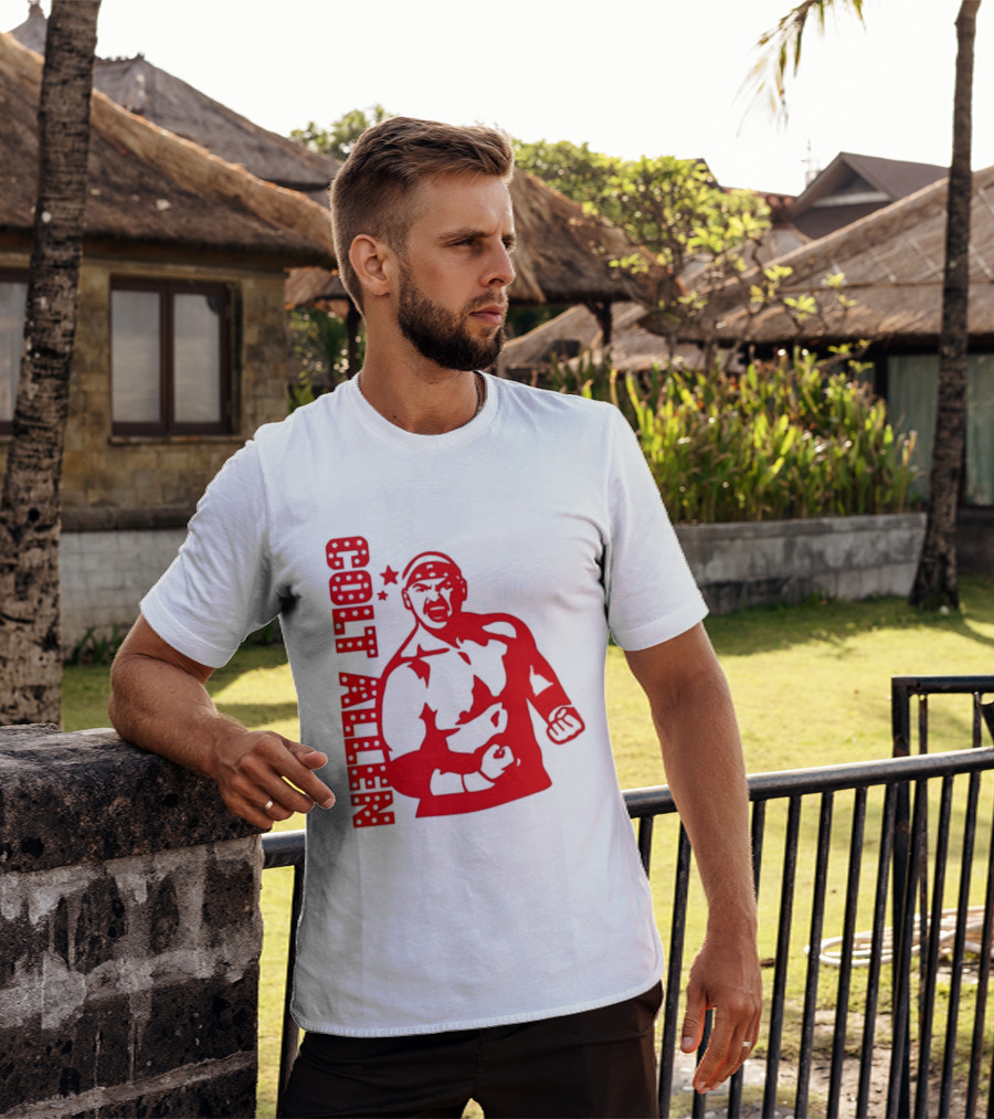 Bald Eagle Colt Allen Red Bold Star Striker T-Shirt