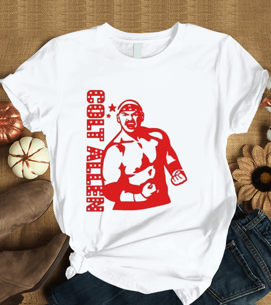 Bald Eagle Colt Allen Red Bold Star Striker T-Shirt