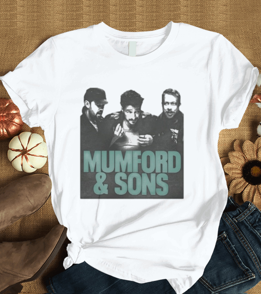 Mumford And Sons Bone Photo Prizefighter North America Tour 2026 T-Shirt