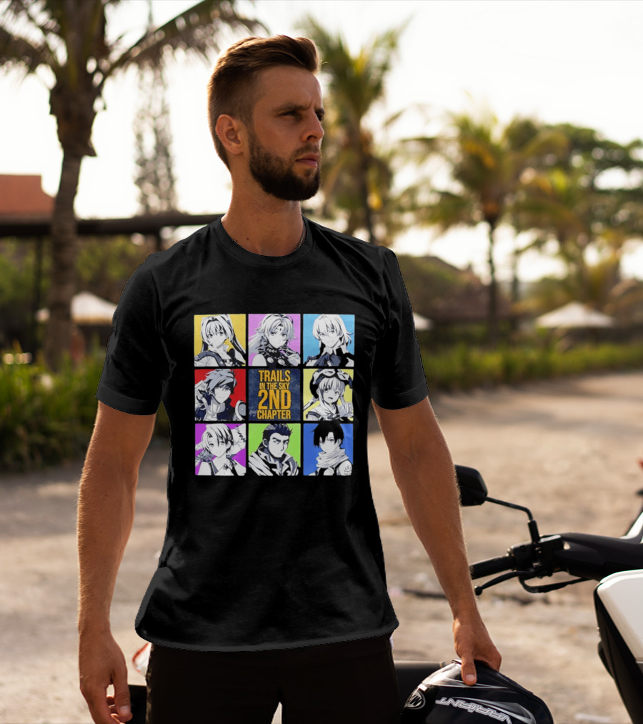 Trails In The Sky 2nd Chapter Main Cast Character Grid T-Shirt