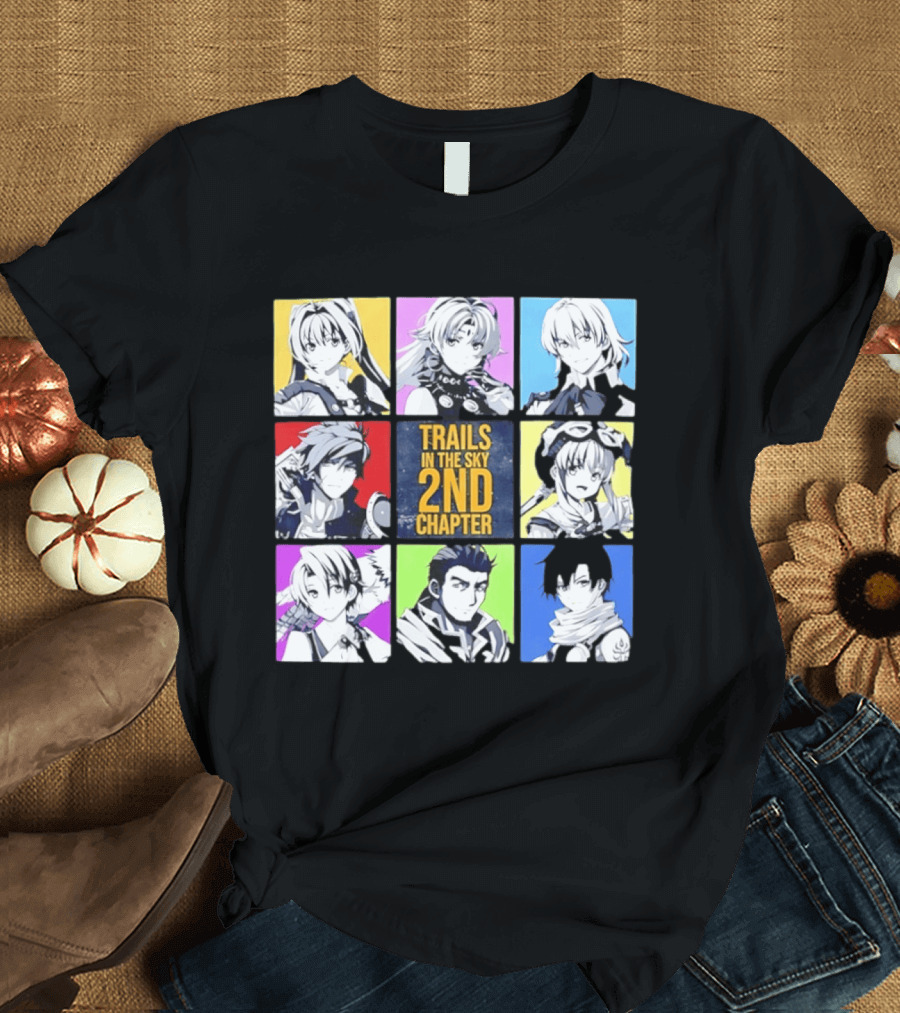Trails In The Sky 2nd Chapter Main Cast Character Grid T-Shirt