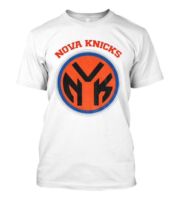 Nova Knicks NVK Villanova Wildcats New York Knicks Basketball Mashup T-Shirt