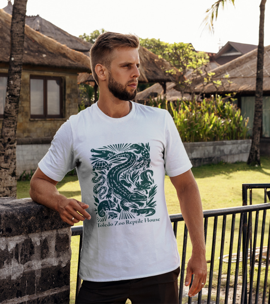 Toledo Zoo Reptile House Alligator Snake Turtle Lizard T-Shirt