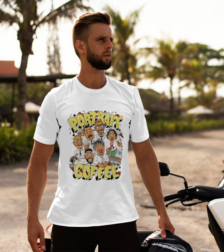Martin Luther King Jr Civil Rights Leaders Portrait Coffee T-Shirt