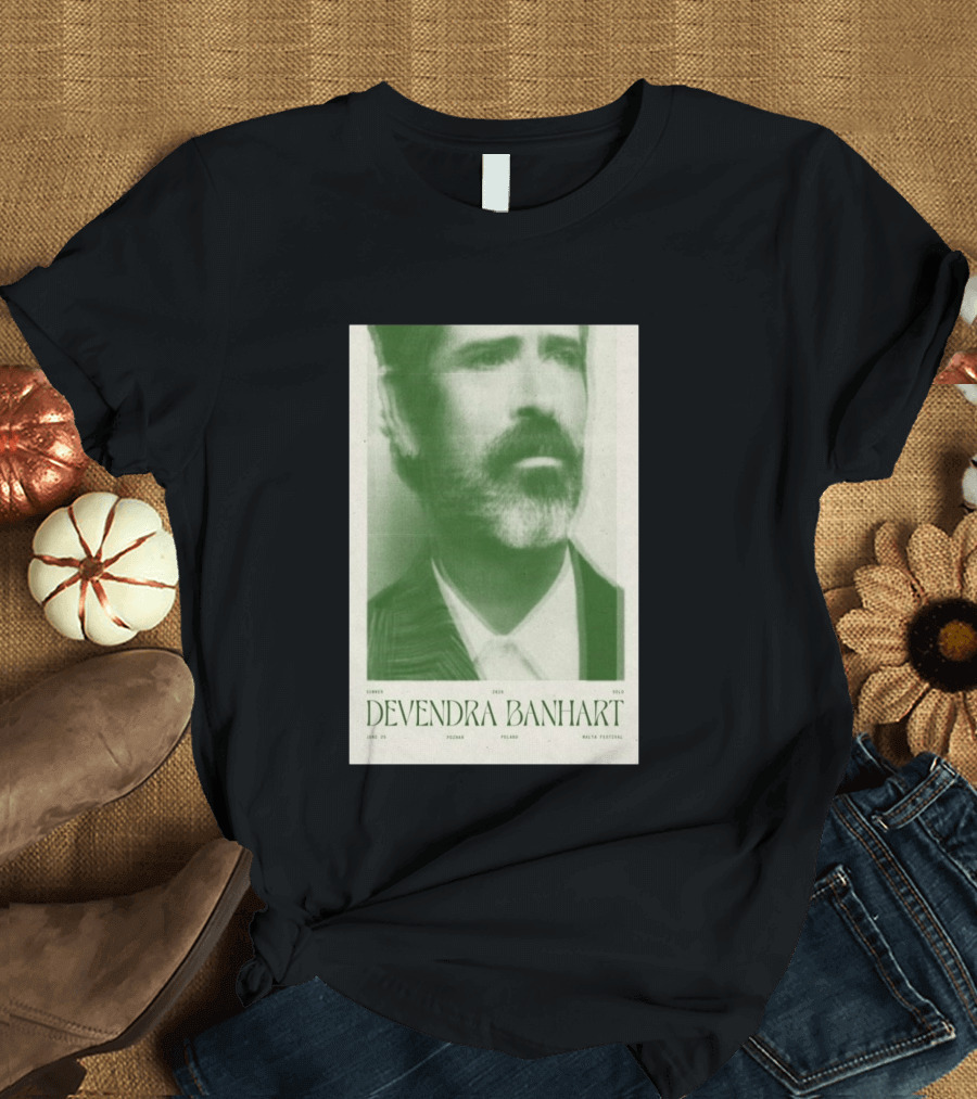 Summer 2026 Devendra Banhart Poznań Poland Malta Festival June 25 T-Shirt