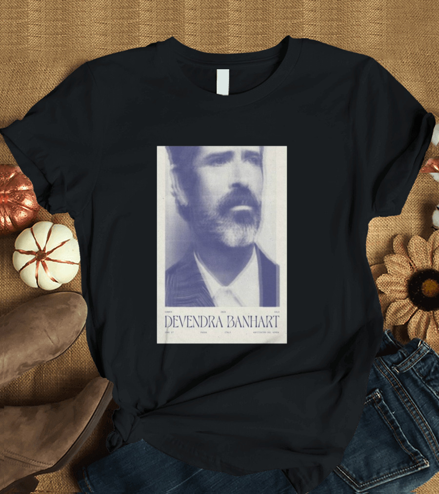 Devendra Banhart Anfiteatro Del Venda Padua Italy June 27 2026 T-Shirt