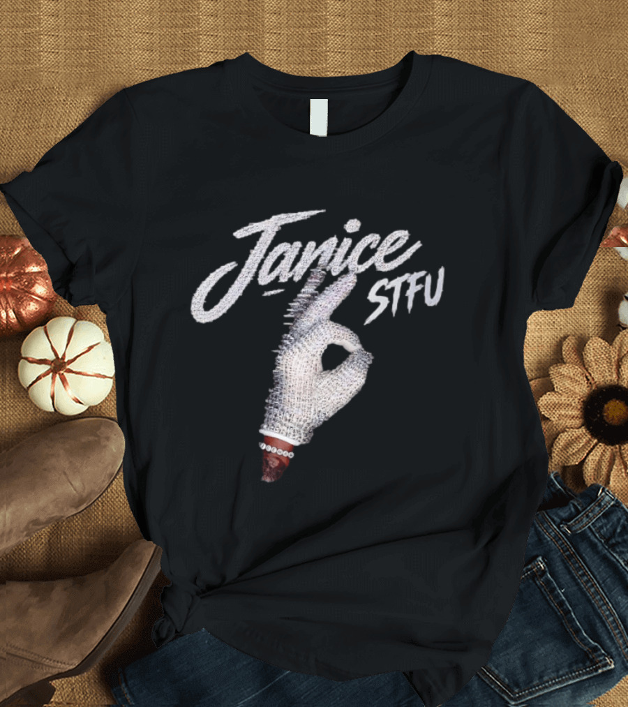 Janice STFU Iceman Drake Hand Gesture T-Shirt