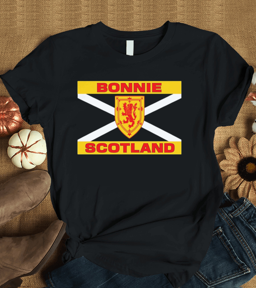 Bonnie Scotland Lion Flag 2026 Scottish Heritage Football T-Shirt