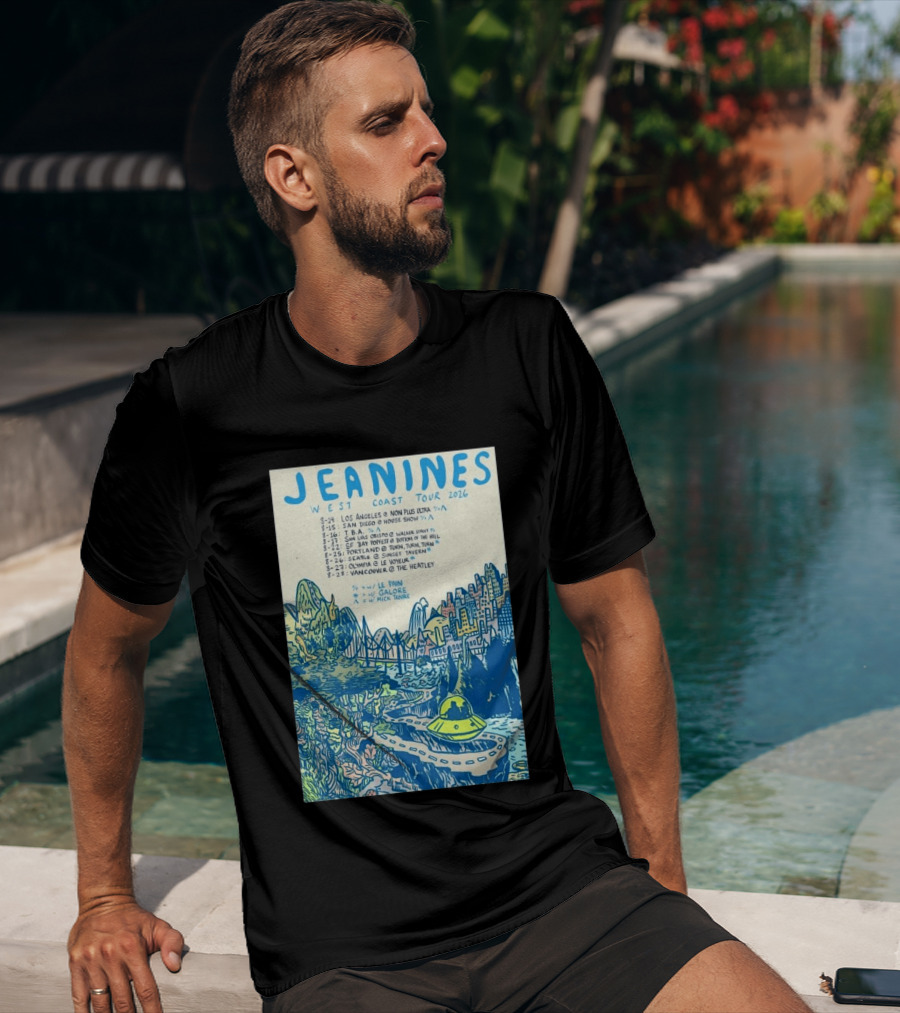 JEANINES West Coast Tour 2026 Cities And Venues T-Shirt
