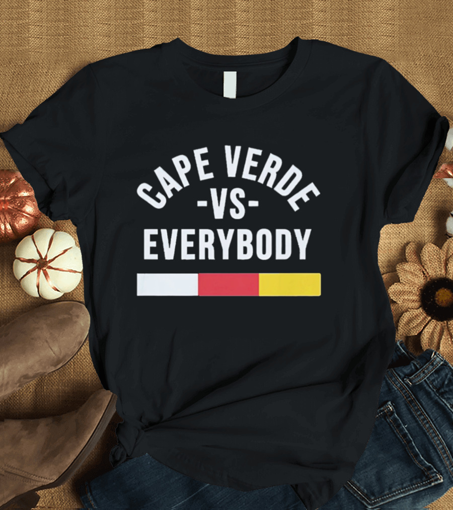 Cape Verde Vs Everybody African Nations Flag T-Shirt