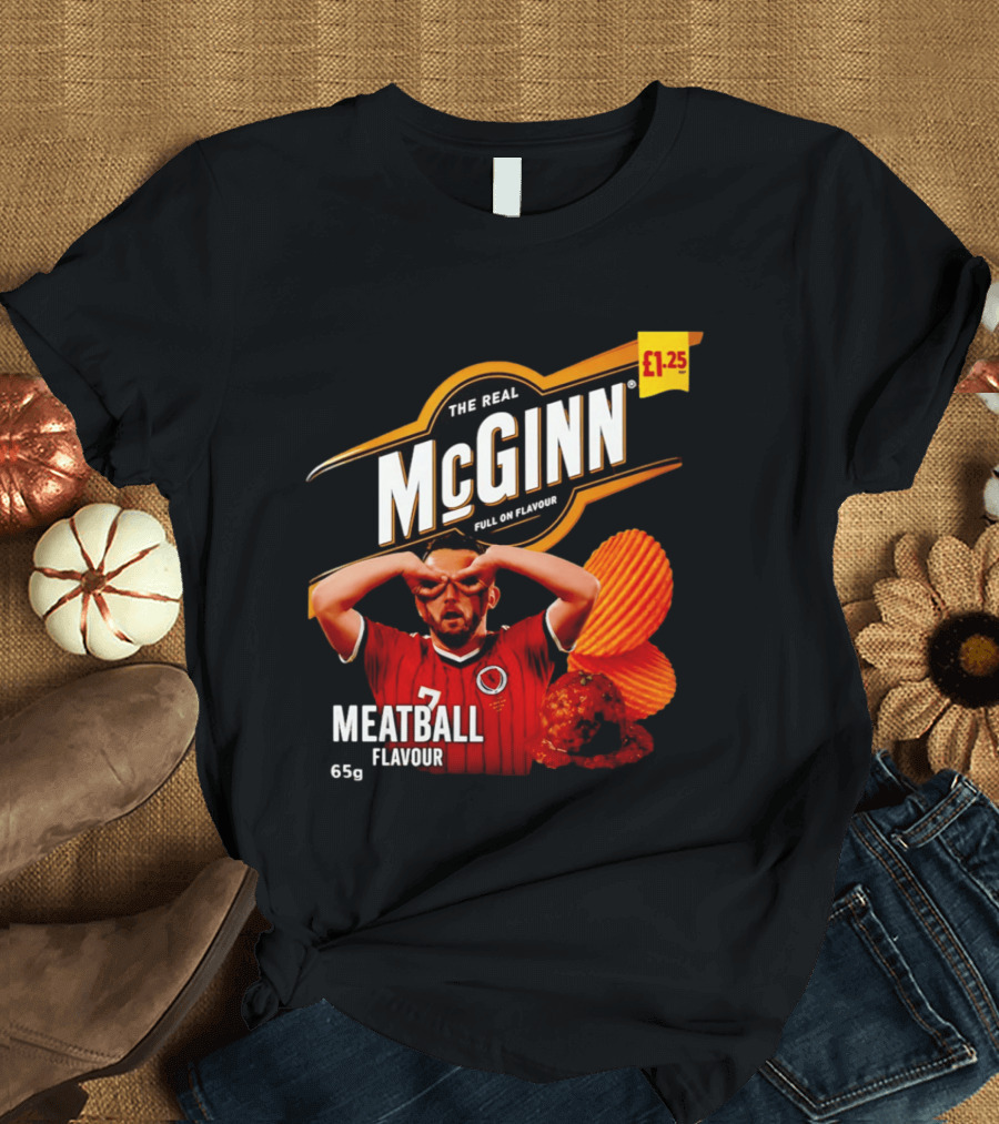 The Real McGinn Full On Flavour Meatball 65g £1.25 T-Shirt
