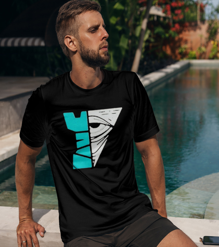 Kastle Group Whitephos X Kastle Face Off Bold Geometric Abstract T-Shirt