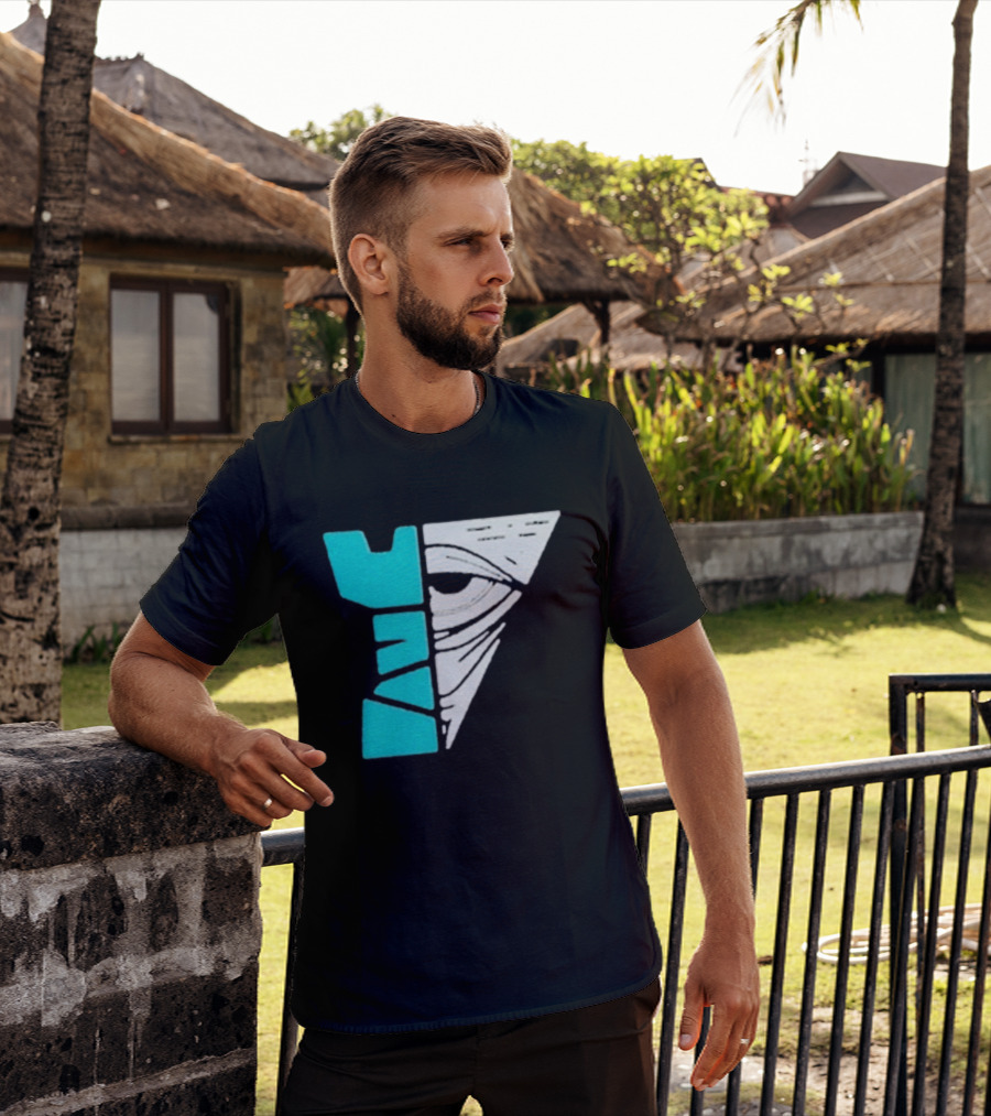 Kastle Group Whitephos X Kastle Face Off Bold Geometric Abstract T-Shirt