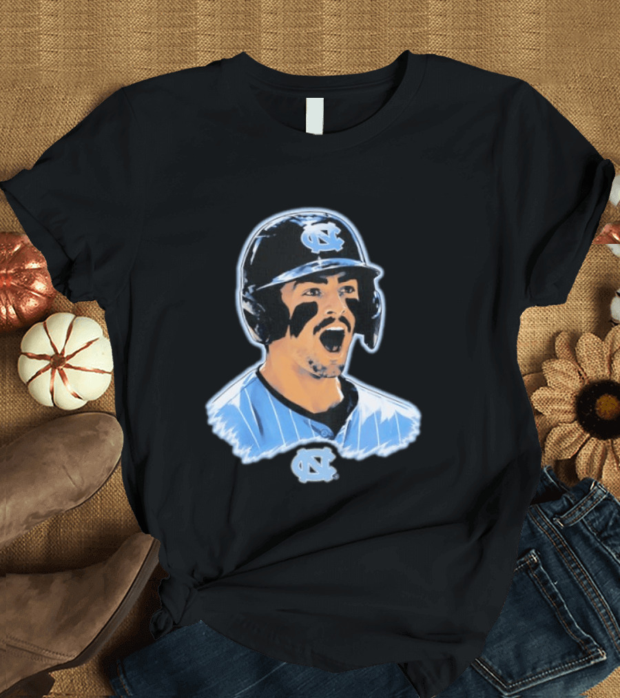 Gavin Gallaher University Of North Carolina Tar Heels Baseball Player T-Shirt