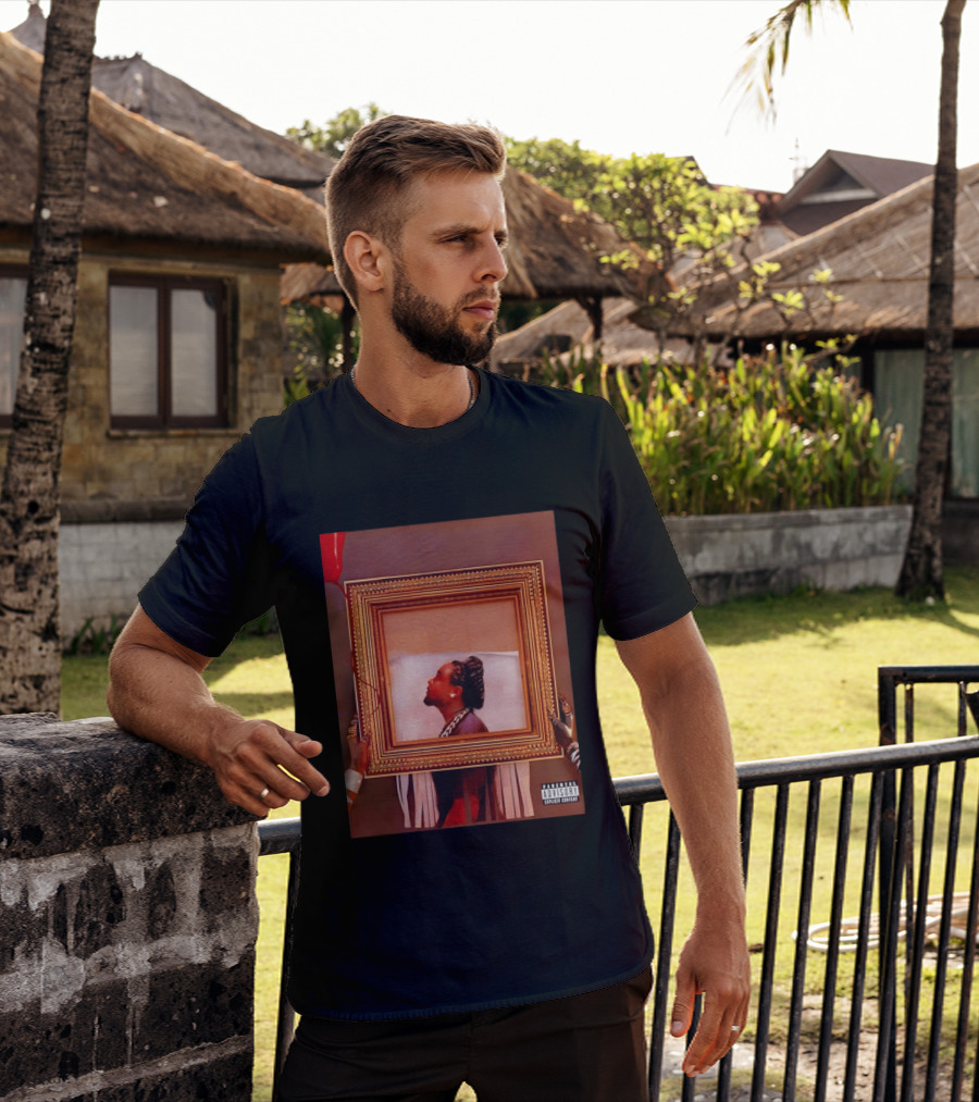 Wale Album Cover Parental Advisory Explicit Content Picture Frame T-Shirt