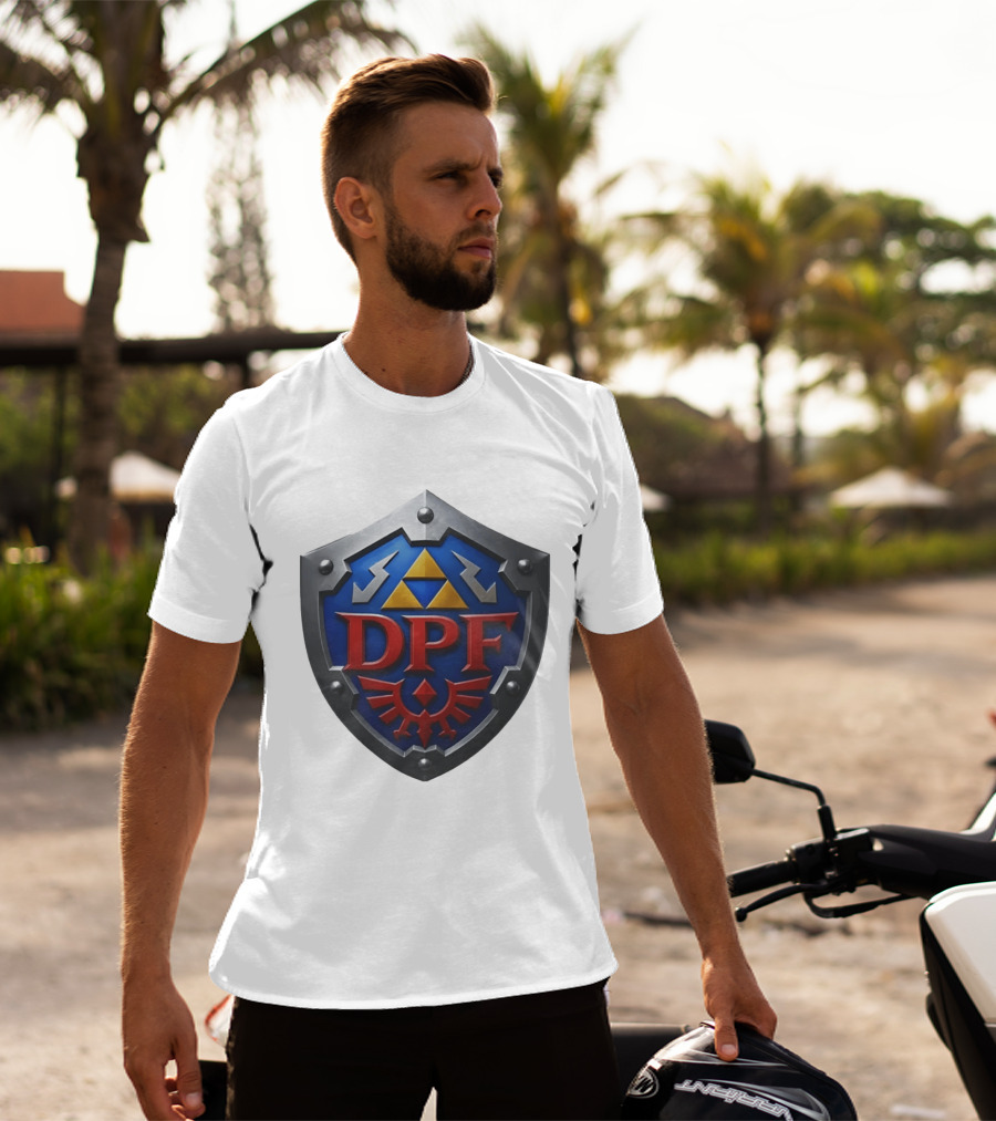 DPF Crest Shield Hylian Gamer Zelda TriForce T-Shirt